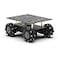 LewanSoul Mecanum Robot Chassis Car Kit with 360 Omnidirectional Wheel Aluminum Alloy Frame TT Motor 66mm Omnidirectional Wheels Robotic Moving Platform Robot Car DIY Kit Unassembled