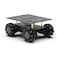 LewanSoul Mecanum Robot Chassis Car Kit with 360 Omnidirectional Wheel Aluminum Alloy Frame TT Motor 66mm Omnidirectional Wheels Robotic Moving Platform Robot Car DIY Kit Unassembled