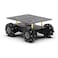 LewanSoul Mecanum Robot Chassis Car Kit with 360 Omnidirectional Wheel Aluminum Alloy Frame TT Motor 66mm Omnidirectional Wheels Robotic Moving Platform Robot Car DIY Kit Unassembled