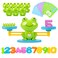 lonfypeng Frog Balance Counting Toys Cool Math Learning Games for Boys and Girls Educational Number Preschool Toy Fun Childrens Gift STEM Math Games for Kids Age 3 63 PCS