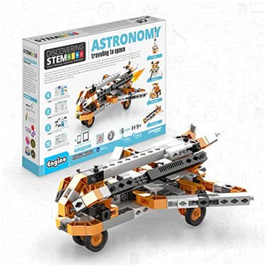 ENGINO Discovering STEM Astronomy Traveling to Space 6 Themed Models Brick Building Set Toy Structure Construction SnapFit Assembly Kids 9
