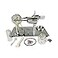 NP Qing Shuang Stirling Engine steam Engine Physics Experiment Popular Science Invention Toy Model Motor Model Educational Toy Generator Colorful LED Silver LxWxH 6453338