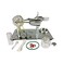 NP Qing Shuang Stirling Engine steam Engine Physics Experiment Popular Science Invention Toy Model Motor Model Educational Toy Generator Colorful LED Silver LxWxH 6453338