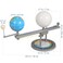 TOYANDONA Sun Earth Moon Orbital Model Solar System Planetarium Model Solar System Project Kit for Kids Educational