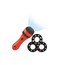 LEXiBOOK Miraculous Stories Projector Torch Light and Projector with 3 Discs 24 Images Create Your own Stories LTC050MI