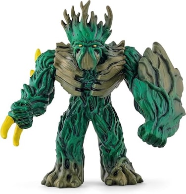 schleich Eldrador Creatures 6 Jungle Emperor Action Figure with Movable Arms and Shield Tree Beast Toy with Rotating Head Large Fantasy Monster Figurine for Battle Play Kids 7 70151