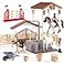 Peagprav Peagrav Horse Stable Playset with Rider Horses Toy Figures for Boys Girls Ages 38