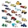 Driven by Battat 20Pack Pocket Fleet Mini Toy Vehicles Includes Camper Van Cement Mixer Monster Truck Race Car More Durable Car Playset for Kids Ages 3