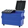 Figures Toy Company Blue Plastic Dumpster for Wrestling Action Figures