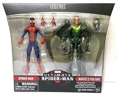 Marvel Legends Ultimate SpiderMan Marvels Vulture Exclusive 2Pack Action Figures