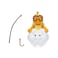 Nintendo Super Mario Lakitu 4 Articulated Figure with Fishing Pole