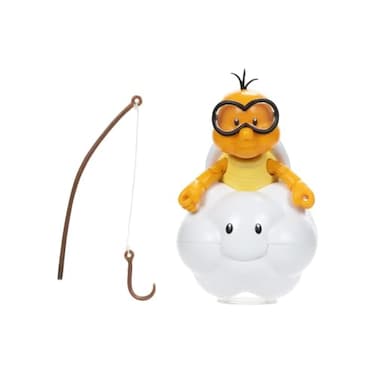 Nintendo Super Mario Lakitu 4 Articulated Figure with Fishing Pole