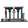 JAKKS Pacific Nintendo Super Mario Lava Castle Deluxe Play Set Includes 25 Fire Mario Figure Mechanical Features Spinning Fireballs Tower Swinging Pendulum Bone Lift Bridge