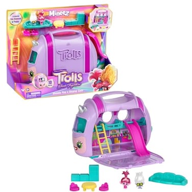 DREAMWORKS TROLLS Band Together Mineez 10 pc Rhonda Play Display Case