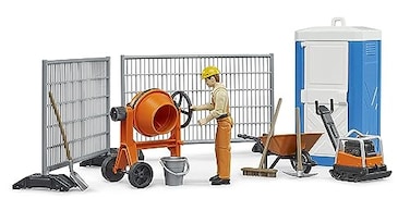 Bruder bworld 62008 Construction Set Mixer railings Figure Accessories