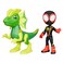 Spidey and his Amazing Friends Marvel DinoWebs Miles Spin Morales Marvels Electrosaurus Action Figures Super Hero Toys for Kids Ages 3 and Up