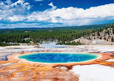 BEDUKE Jigsaw Puzzles for Adults 1000 Piece Every Piece is Unique Yellowstone National Park Thick Sturdy Cardboard Precise Interlocking Family Game Puzzle Age 14