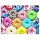 Fishwisdom 500 Pieces Assorted Cupcake Jigsaw Puzzle for Adults and Kids Big Size Gift Idea Donuts