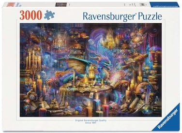 Ravensburger Dragons Library 3000 Piece Puzzle for Adults
