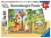 Ravensburger Sports Day Puzzle Set 3x49 Piece Jigsaw Puzzles for Kids ScreenFree Activity Boosts Concentration and Focus Great Gift