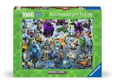 Ravensburger Mojang Minecraft Mobs 1000 Piece Jigsaw Puzzle for Adults 12000422 Handcrafted Tooling Made in Germany Every Piece Fits Together Perfectly