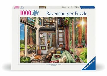 Ravensburger Redwood Forest Tiny House 1000 Piece Jigsaw Puzzle for Adults 12000634 Handcrafted Tooling Made in Germany Every Piece Fits Together Perfectly