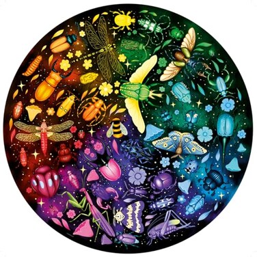 Ravensburger Circle of Colors Insects 500 Piece Jigsaw Puzzle for Adults 12000820 Handcrafted Tooling Made in Germany Every Piece Fits Together Perfectly