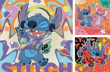 Ravensburger Disney Stitch 3x49 Piece Jigsaw Puzzle for Kids Every Piece is Unique Pieces Fit Together Perfectly