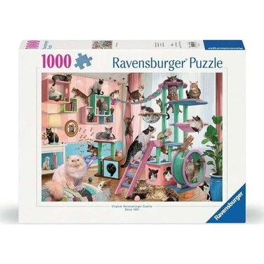 Ravensburger Cat Tree Heaven 1000 Piece Jigsaw Puzzle for Adults 12000875 Handcrafted Tooling Made in Germany Every Piece Fits Together Perfectly