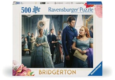 Ravensburger Bridgerton Season 3 500 Piece Jigsaw Puzzle Captivating Regency Era Design Elegant Imagery Sustainable FSC Materials