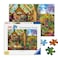 Ravensburger Gardeners Getaway 300 Piece Large Format Jigsaw Puzzle Bright and Vivid Gardeners Dream with Gnomes More Frameable Premium Quality Puzzles for Adults