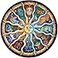 XWFXZRO Zodiac Puzzles for Adults 1000 Pieces Round Horoscope Astrology Jigsaw Puzzle Challenging Difficult Mandala Constellation Puzzle for Adults 267 Inch