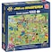 Jan Van Haasteren Dog Parkour 1000 Piece Adults Puzzle Large Jigsaw Puzzle for Adults 100 Recycled Cardboard 1000Pc Comic Jigsaw Fun Pet Theme Dimensions 68 x 49cm