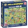 Jan Van Haasteren Dog Parkour 1000 Piece Adults Puzzle Large Jigsaw Puzzle for Adults 100 Recycled Cardboard 1000Pc Comic Jigsaw Fun Pet Theme Dimensions 68 x 49cm