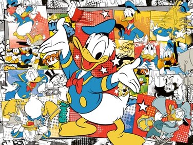 Ravensburger Donald Duck 1500 Piece Jigsaw Puzzle Classic Cartoon Challenge Crafted with Durable Blueboard LongLasting Materials