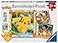 Ravensburger Pokmon Puzzles Pack Of 3 Puzzle 5 Years Or Over Gifts for 5 Year Old Children 3 X 49 Pieces Kids Puzzles 21 X 21 Cm Ravensburger Puzzle