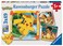 Ravensburger Pokmon Puzzles Pack Of 3 Puzzle 5 Years Or Over Gifts for 5 Year Old Children 3 X 49 Pieces Kids Puzzles 21 X 21 Cm Ravensburger Puzzle