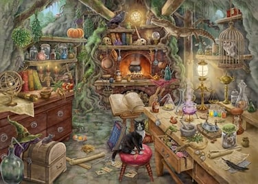 Ravensburger 759Piece Escape Puzzle The Witches Kitchen Engaging Jigsaw for Kids Adults Exciting Escape Room Experience Ideal for Family Game Nights FSCCertified Materials