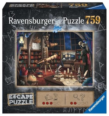 Ravensburger Escape Puzzle Space Observatory 759 Piece Jigsaw Unique Escape Room Experience Perfect for Kids and Adults Aged 12 and Up FSC Materials 27 x 20 Size
