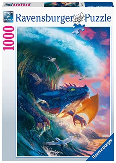 Ravensburger 1000 Piece Jigsaw Puzzle Dragon Race Adults and Children from 14 Years Old Premium Jigsaw Puzzle 17391