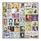 Re-Marks Remarks Famous Authors PostageStamp Collage Puzzle 1000 Piece Jigsaw Puzzle for All Ages