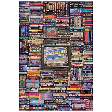 Toynk Blockbuster Era 1000Piece Jigsaw Puzzle Brain Teaser for Kids and Adults 28 x 20 Inches