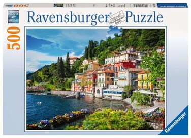 Ravensburger Lake Como Italy 500 Piece Jigsaw Puzzle for Adults for Kids Age 10 and Up