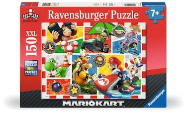 Ravensburger Childrens Puzzle 12004143 Fun with Mario Kart Puzzle for Children from 7 Years with 150 Pieces in XXL Format