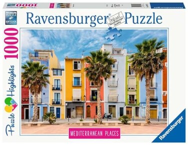Ravensburger Mediterranean Collection Villajoyosa Alicante Spain 1000pc Jigsaw Puzzle