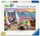 Ravensburger Cabana Retreat 500 Piece Large Format Jigsaw Puzzle Enjoy Peaceful Salty Breezes and a Stunning Ocean Sunset Frameable Premium Quality Puzzles for Adults