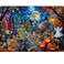 TOCHILD Halloween Jigsaw Puzzles 1000 Pieces Horror Puzzle for Adults Spooky Scary Ghost Skeleton Featuring Holiday Witchy Haunted House Pumpkin Skeleton Grave Artwork Puzzle