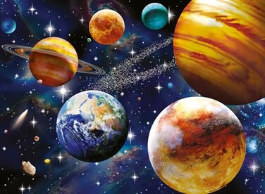 Ravensburger Space 100Piece Jigsaw Puzzle for Kids Unique Pieces Engaging SpaceThemed Artwork Enhances Concentration and Creativity Ideal Gift for Birthdays and Holidays