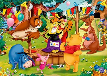 Ravensburger Disney Winnie The Pooh Magic Show 60 Piece Jigsaw Puzzle for Kids Unique Perfectly Fitting Pieces Durable Colorful GlareFree Ideal for Ages 48 FSCCertified Materials