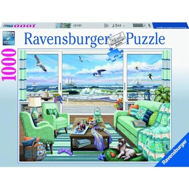 Ravensburger Beachfront Getaway Jigsaw Puzzle 1000 Unique Pieces Softclick Technology Ideal for Adults Kids Forest Stewardship Council